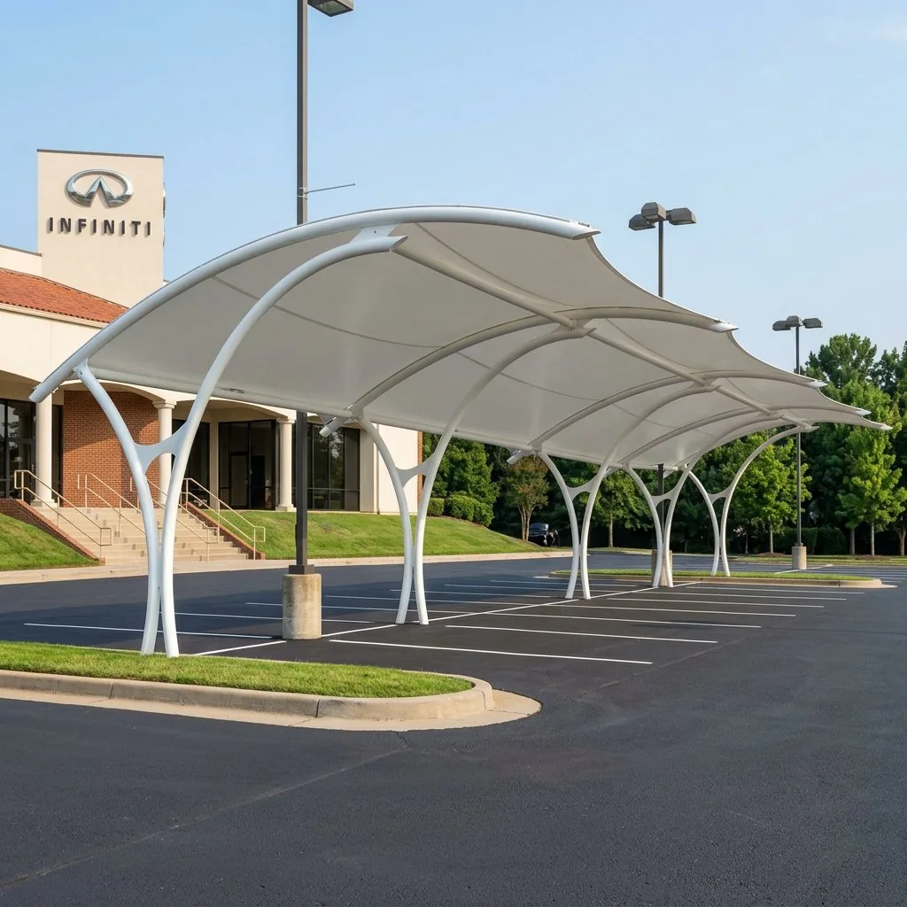 Car Parking Tensile Structure